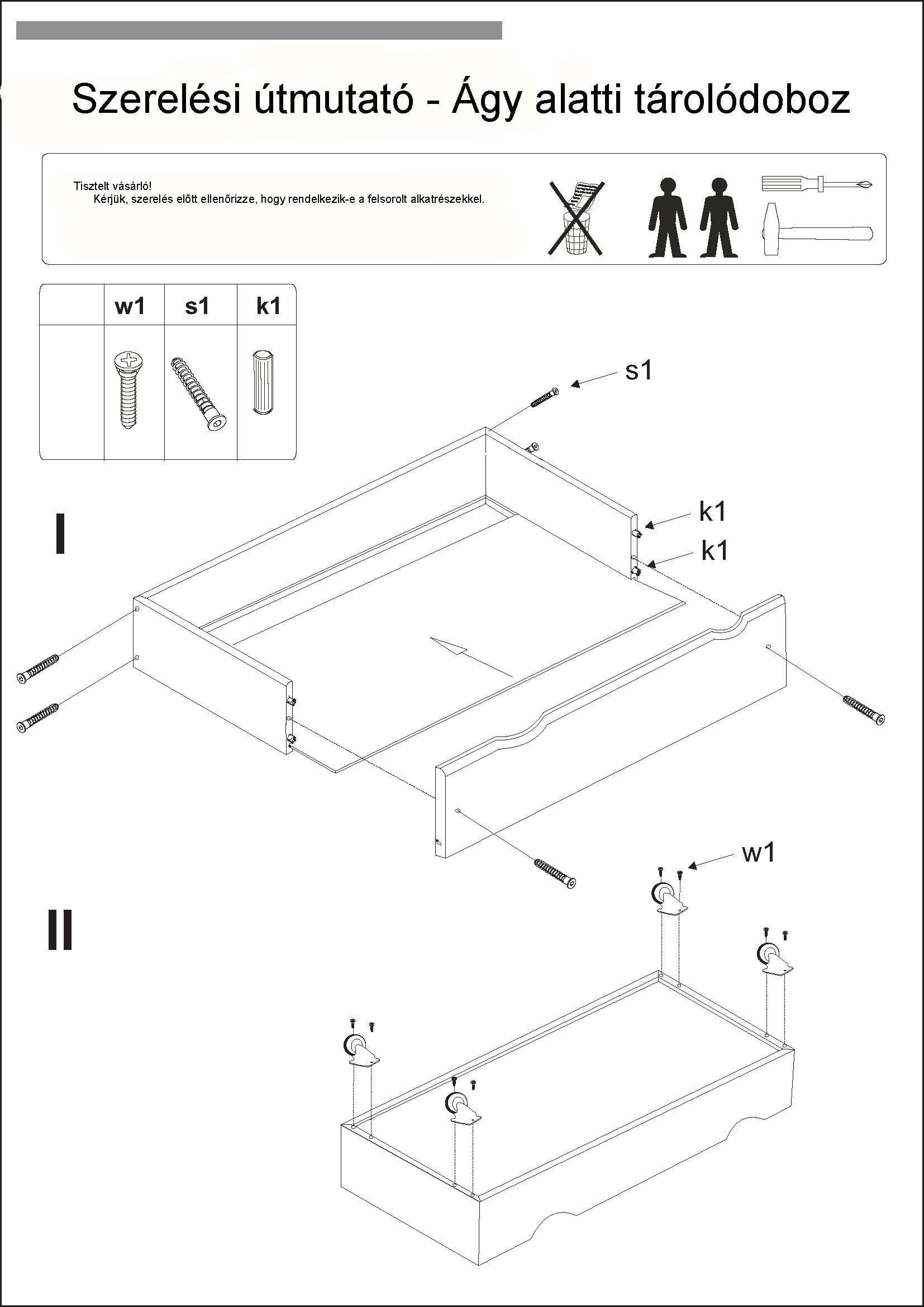 Úložný box pod postel-hu